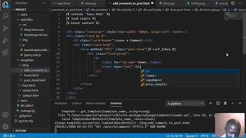 creating a web app using django and bootstrap 13