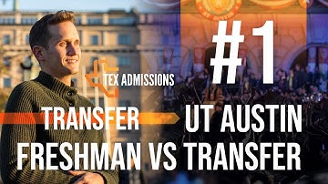 UT-Austin Transfer Tip #1: How does transfer differ from first-time freshman?