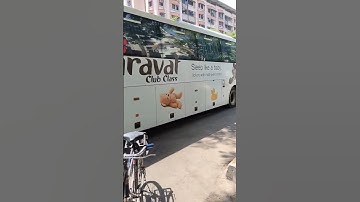 # 42 KSRTC VOLVO B11R SEMI SLEEPER TOWARDS MANGALORE @busesofkarnataka #mangalore #volvobus #buses