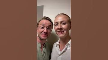 Thumbnail of when malfoy met malfoy! miwallbank meets tom felton #beyondthewand #dracomalfoy #tiktok