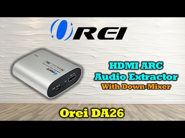 HDMI To Analog Audio Converter Over RCA (DA25)
