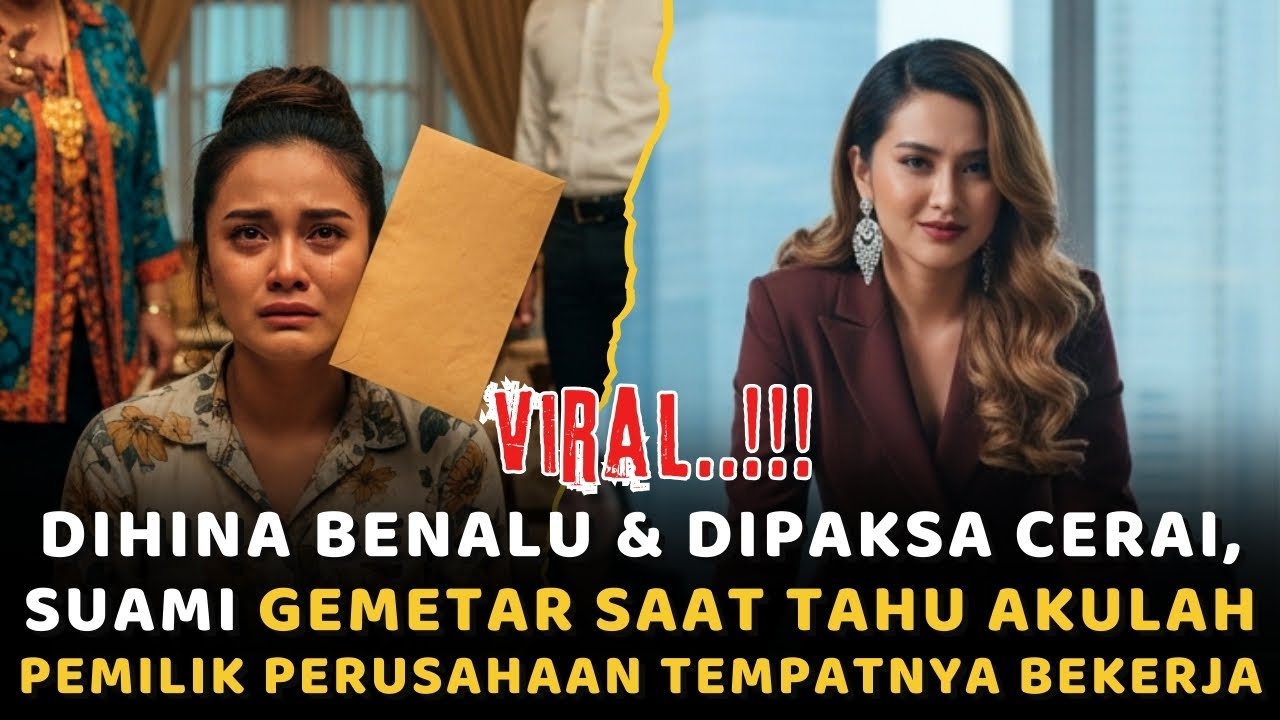 DIHINA BENALU & DIPAKSA CERAI, SUAMI GEMETAR SAAT TAHU AKULAH PEMILIK PERUSAHAAN TEMPATNYA BEKERJA