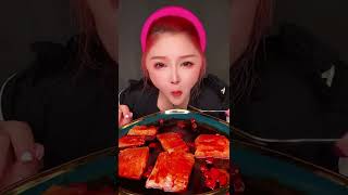 Mukbang Spicy Salmon ASMR #shorts #asmr #mukbang #subscribe #food