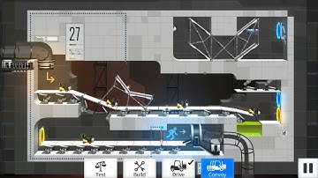 Bridge Constructor Portal Level 27 Walkthrough
