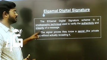 Elgamal Digital Signature in Tamil | Cryptography and Cyber Security in Tamil | Unit 4