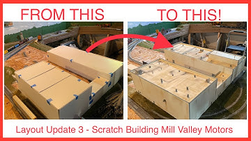 Layout Update 3 - Scratch Building Mill Valley Motors