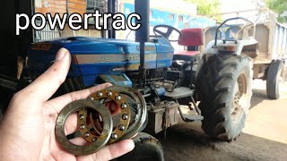 powertrac euro 50 spendal bering repairing/front wheel bearing change/ पावरट्रेक वेल बेरिंग रिपेरिंग