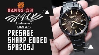 Unboxing 2021 Seiko Presage Sharp Edge 140th Anniversary Limited Edition  SPB205J1 - YouTube