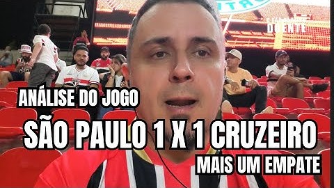 São Paulo 1 x 1 Cruzeiro - Análise do Jogo - Mais Um Empate! #5
