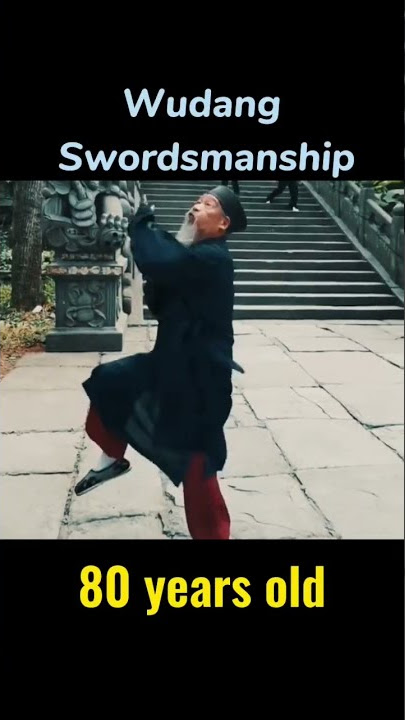 80-year-old man shows Wudang Sword