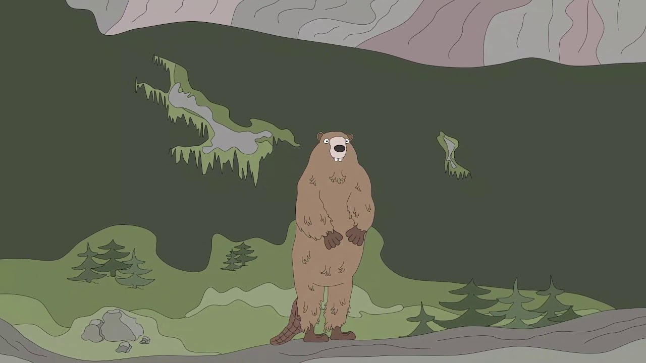 Бобер орет в горах Бобер орет в горах