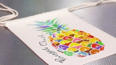 How to sublimate drawstring bags and Santa sacks