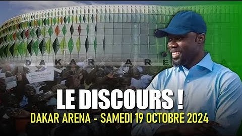 Dakar Arena: DISCOURS complet de OUSMANE SONKO ce samedi