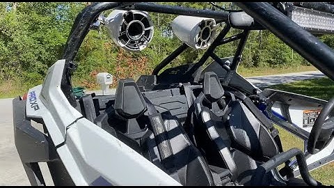 Wet Sounds Install! RZR Pro XP!
