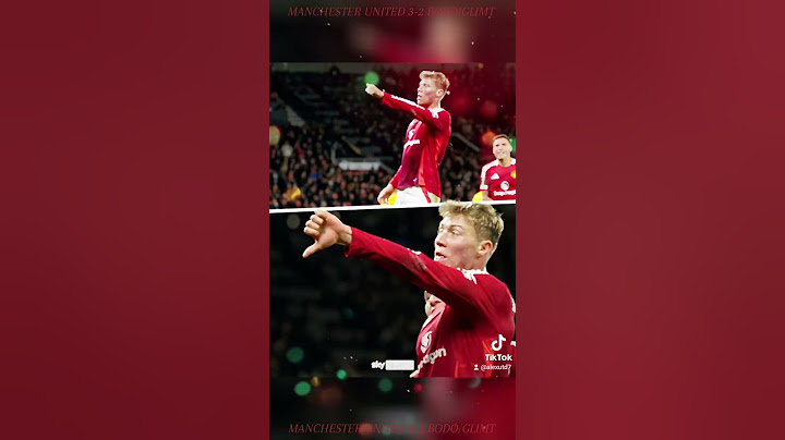 MANCHESTER UNITED 3-2 BODØ/GLIMT