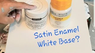 Satin Enamel Base Dutch Pour / Fluid art Experiment / Abstract Art / Acrylic Pouring