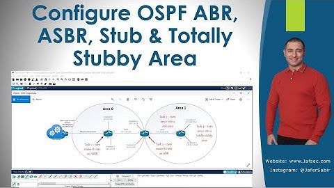 Configure OSPF ABR ASBR and Stub Area - Cisco Packet Tracer