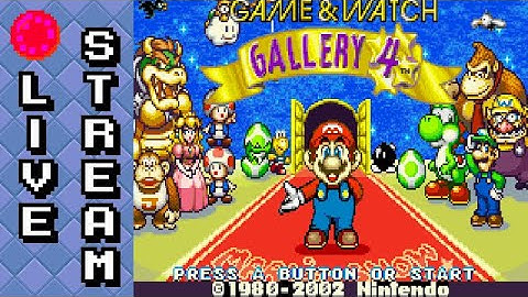 [Stream] Game & Watch Gallery 4 - Nintendo