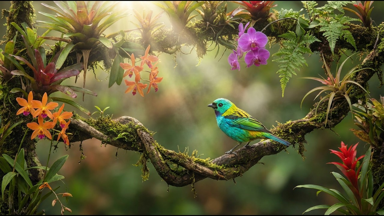 Gentle Bird Sounds & Relaxing Piano Peaceful Nature Background Music ...