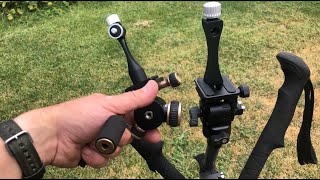 Affordable ball & pan head options for the Quick Stix Tripod