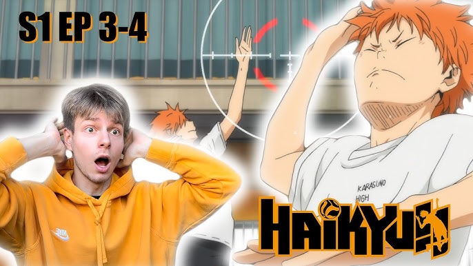 MY FIRST TIME WATCHING HAIKYUU!!  Haikyuu!! Season 1 Episode 1-2