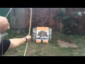 Лук из арматуры.  Fiberglass reinforcement hunting bow