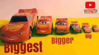 Learn Sizes with LIGHTNING MCQUEEN  | Toddlers and Kids Learn About Big and Small