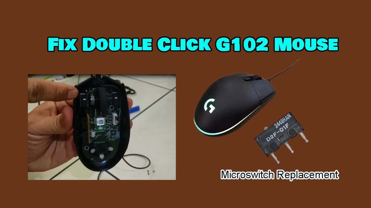 Fix Logitech g102 Mouse Double Click - YouTube
