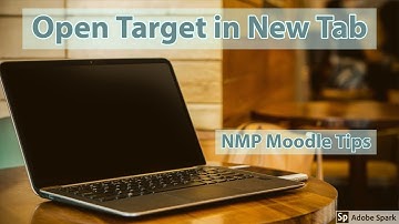 Moodle: Open Resource in New Tab
