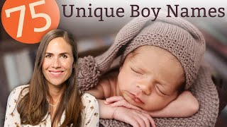 Our 2021 List of Unique Baby Boy Names - Names & Meanings!