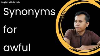 synonyms for awful