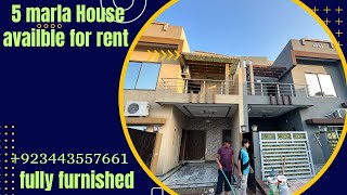 5 marla House For Rent in B Block 90k rent