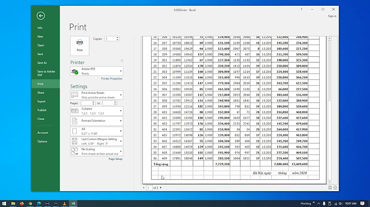 Lỗi ko hiện dòng kẻ khi in excel