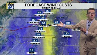 Hottest temperatures so far this year for parts of New Mexico before rain ahead
