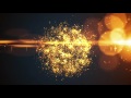 Glowing Particle Logo Reveal 16 : Golden Particles 04 After Effects Template