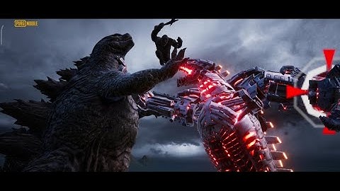 MECHAGODZILLA vs GODZILLA KONG FINALLY NEW TITAN STRIKE MODE IN PUBG  # PUBG MOBILE