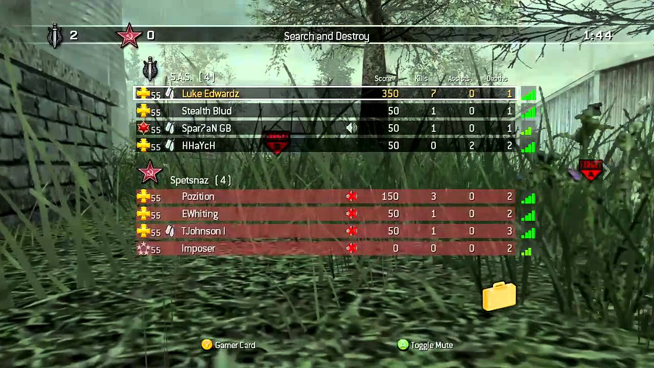 Luke - HC SnD Downpour - CoD4 GB Match #3