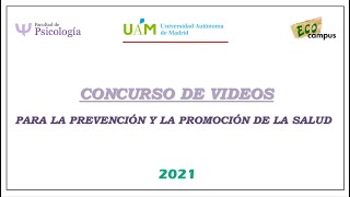 Concurso de vídeos 2020/2021 para la Prevención y la Promoción de la Salud