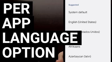 Android 13 Introduces a Setting to Change the Application Language for Specific Apps