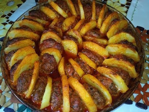 اكلات اللحم المفروم. 