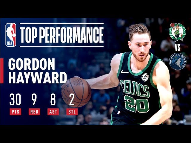 Gordon Hayward yoo gbalejo Lakers ni TD Garden. Awọn Celtics yoo fẹ lati mo