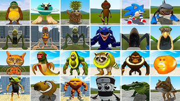 All Italian AI Brainrot Memes Tapes vs Shin Sonic EXE – GMod Deathmatch!
