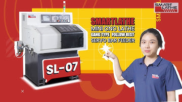 How to Machine Small-Diameter Parts on SL-07 CNC Lathe | Guide Bushing + Servo Bar Feeder