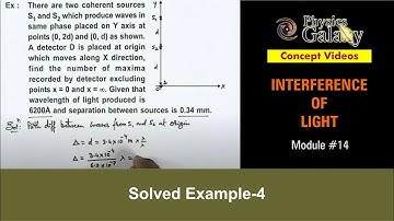 Class 12 Physics | Nature of Light and Interference | #14 Solved Example-4 | For JEE & NEET