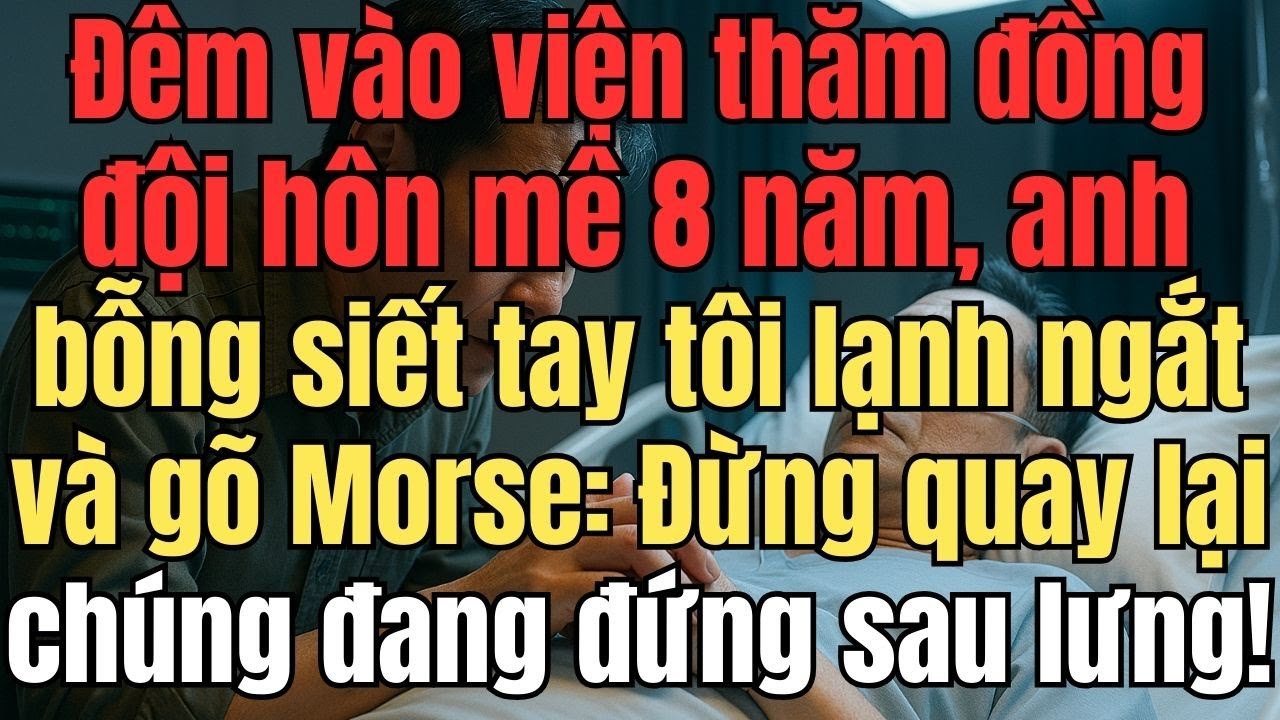 Vào Viện Thăm Đồng Đội Hôn Mê 8 Năm, Anh Bỗng Siết Tay Tôi Lạnh Ngắt Và Gõ Morse: Đừng Quay Lại..