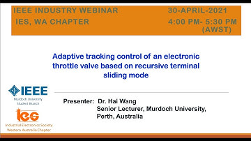 Adaptive Tracking Control of an Electronic Throttle Valve Based on Recursive Terminal Sliding Mode