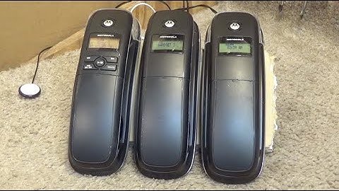 Motorola H202 DECT 6 Cordless Trimline Phones with Digital Answering System | Initial Checkout