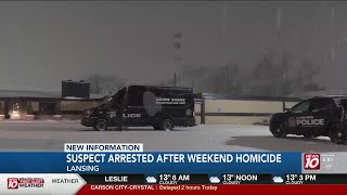 Suspect arrested after weekend homicide in Lansing