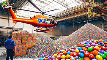 How Smarties are Made in a Factory - Explore the Smarties Manufacturing Process in a Modern Factory