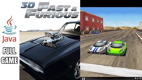 FAST AND FURIOUS THE MOVIE 3D - Java Game (Full Gameplay No Commentary)